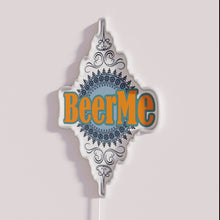 Load image into Gallery viewer, Vibrant RGB Neon Bar Decor Sign with Customizable Beer Me Message