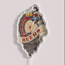 Load image into Gallery viewer, Neon Sign for Outdoor Beer Gardens and Festivals with Water Conservation Message