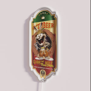 Vibrant Beer Festival Decorations with Neon Lights Color Changing Sign