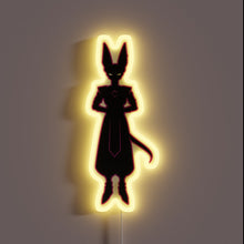 Load image into Gallery viewer, Authentic DBZ inspired Beerus Sama Dragon Ball Z LED Sign.