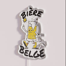 Load image into Gallery viewer, Fun retro Belgian beer bar decoration RGB neon sign humor