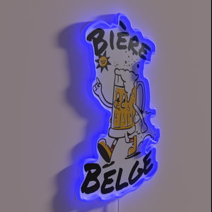 Belgian Beer Lovers Unite Neon Sign Adds A Touch Whimsy