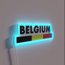 Load image into Gallery viewer, Vintage Belgian Culture Distilled into a Simple RGB Neon Sign
