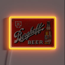 Load image into Gallery viewer, Vibrant Neon Distressed Sign Adorns Barrooms with Classic Brand Heritage.