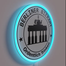 Load image into Gallery viewer, Berlin Beer Authority: Orderly Drinking Guaranteed - Classic Neon Sign Design