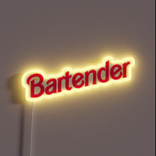 Load image into Gallery viewer, Vibrant neon bar decoration with colorful bartender RGB lights