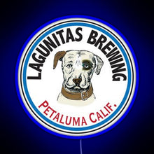 Load image into Gallery viewer, best selling lagunitas brewing RGB neon sign blue