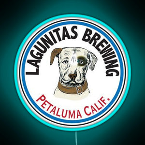 best selling lagunitas brewing RGB neon sign lightblue 