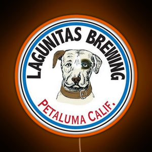 best selling lagunitas brewing RGB neon sign orange