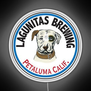 best selling lagunitas brewing RGB neon sign white 