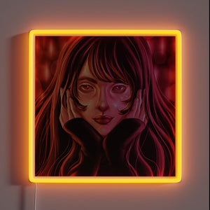 RGB LED Neon Sign with Adjustable Brightness and Color Effects