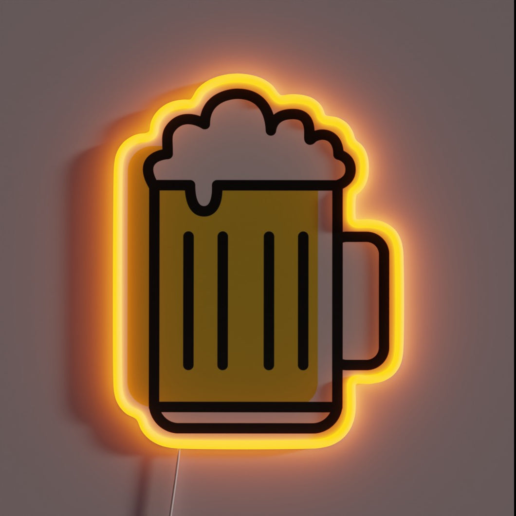 Cheer on your favorite brew with this colorful neon sign.