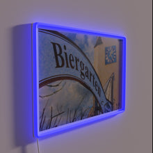 Load image into Gallery viewer, Vibrant German-inspired LED light up biergarten party atmosphere decor sign.