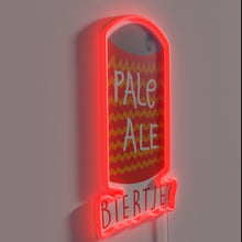 Load image into Gallery viewer, Add vintage glow to your space with this beer sign.