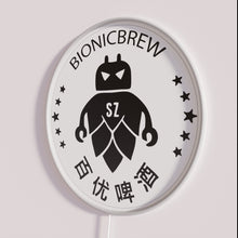 Load image into Gallery viewer, Neon Bionic Brew Chinese Robotic Brewery Sign with RGB LED Lighting