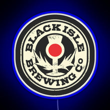 Load image into Gallery viewer, black isle brewing Merch RGB neon sign blue