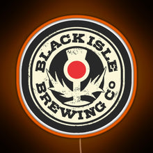 Load image into Gallery viewer, black isle brewing Merch RGB neon sign orange