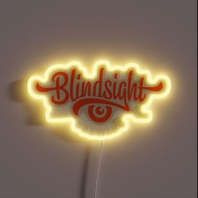 Vibrant RGB lighting enhances home bar ambiance with brewery flair.