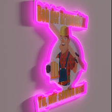 Load image into Gallery viewer, Bob the Brewmaster Beer Brew RGB Neon Sign with Character