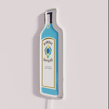Load image into Gallery viewer, Neon Light Sign with Vibrant RGB Colors Inspired by Bombay Sapphire