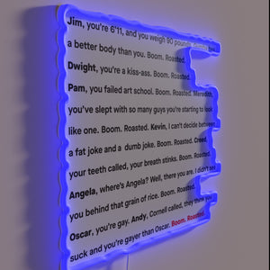 Electric Boom Roasted Typography with Vibrant RGB Glowing Accents