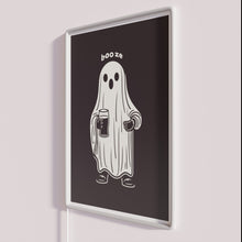 Load image into Gallery viewer, Vibrant Boozy Halloween Party Decor with Spooky Ghost Neon Sign