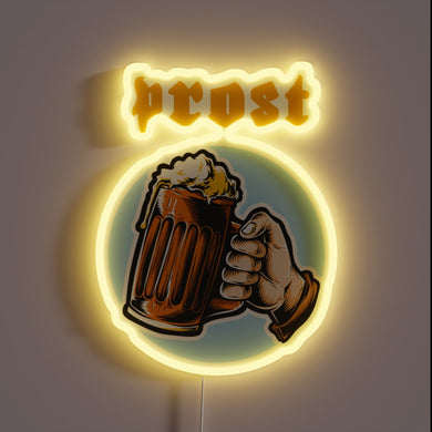 Vibrant Neon Sign Brings Oktoberfest Spirit to Your Home Garden