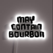 Load image into Gallery viewer, Bourbon enthusiast&#39;s dream, neon sign warning of bourbon presence