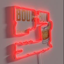Load image into Gallery viewer, Add whiskey-inspired ambiance with unique brown water definition neon signage