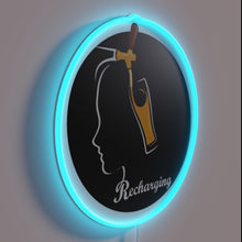 Load image into Gallery viewer, Neon Sign for Brain Health and Mental Wellness Recharge Space