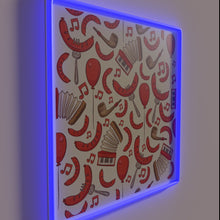 Load image into Gallery viewer, Cozy Oktoberfest ambiance with vibrant bratwurst and music design