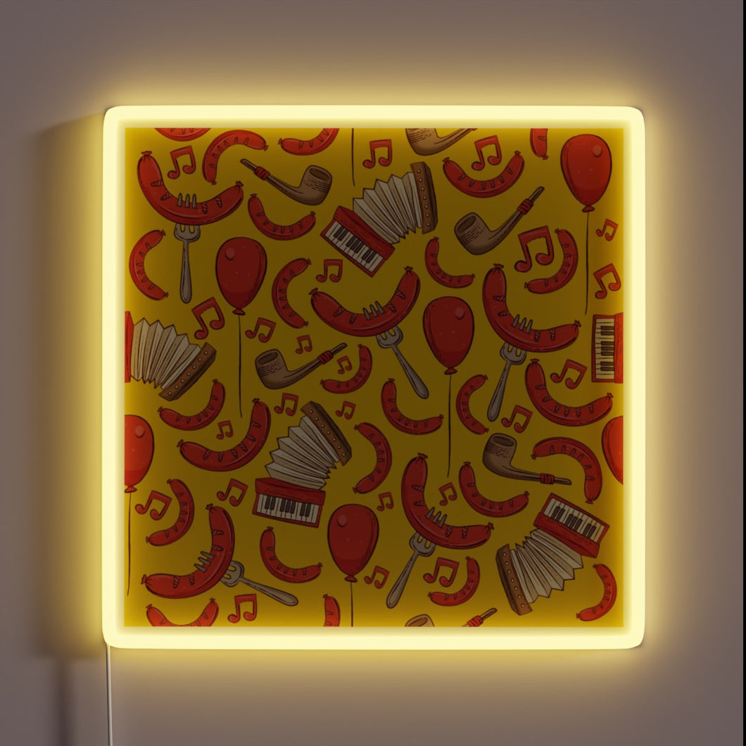 Brighten up your party with this vibrant Okotoberfest signage