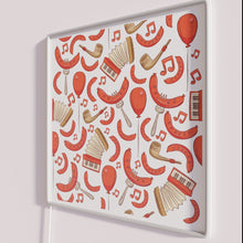 Load image into Gallery viewer, Bratwurst and music inspired neon signs for Oktoberfest party decor