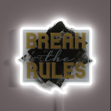 Load image into Gallery viewer, Embracing rebellion with vibrant RGB neon light display accents.
