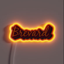 Load image into Gallery viewer, Brightly lit Asheville-inspired RGB neon sign for Brevard&#39;s WNC vibe