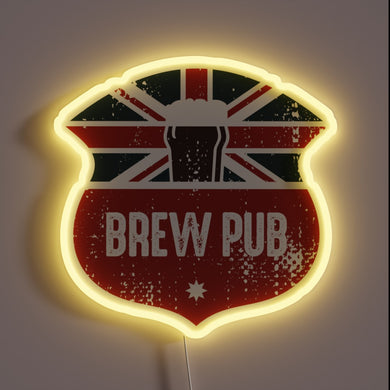 Bright LED neon bar decoration for home brew enthusiasts