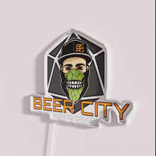 Load image into Gallery viewer, Glowing neon bar pub sign for coffee shop or cafe