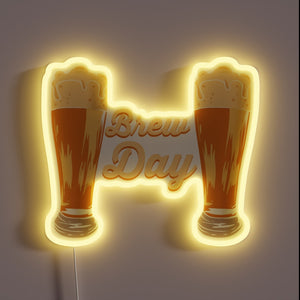 RGB Neon Sign for Homebrew Enthusiasts and Craft Beer Lovers