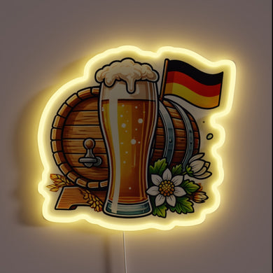 RGB illuminated neon sign for bar owners and coffee enthusiasts