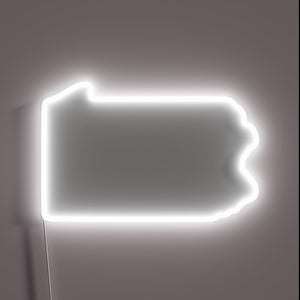 BrewDog logo illuminated in vibrant RGB LED color scheme