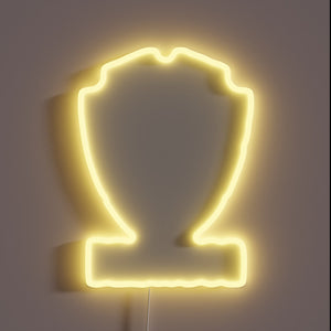 BrewDog's iconic logo in vibrant RGB neon lighting display