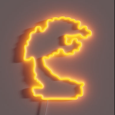 RGB illuminated bar decor with customizable brewing theme signage