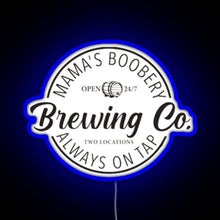 Load image into Gallery viewer, Brewing Co RGB neon sign blue