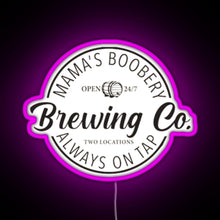 Load image into Gallery viewer, Brewing Co RGB neon sign  pink