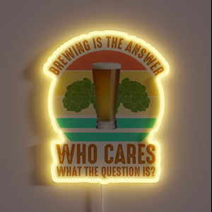 Indulge in the art of brewing with this quirky statement sign