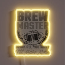Load image into Gallery viewer, Craft beer enthusiast&#39;s dream neon sign for home breweries.