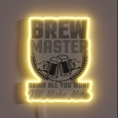 Craft beer enthusiast's dream neon sign for home breweries.