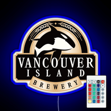 Load image into Gallery viewer, brookeart holiday in vancouver island sticker RGB neon sign remote