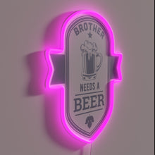 Load image into Gallery viewer, Relaxing brother needs a cold beer reminder in your home.