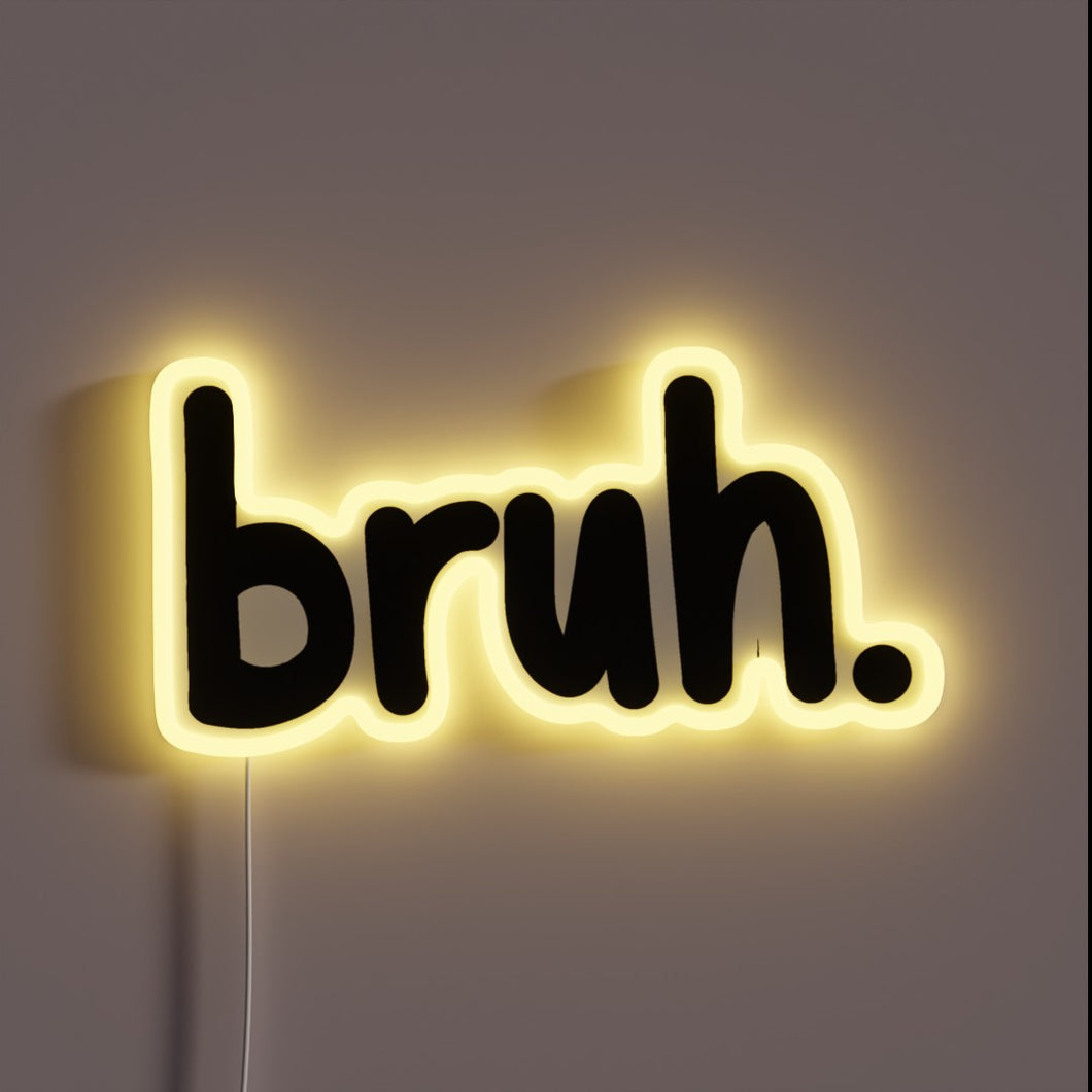 Customizable Branded RGB Neon Sign with Adjustable Color Lighting Options.